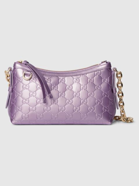 GUCCI GG Emblem small shoulder bag