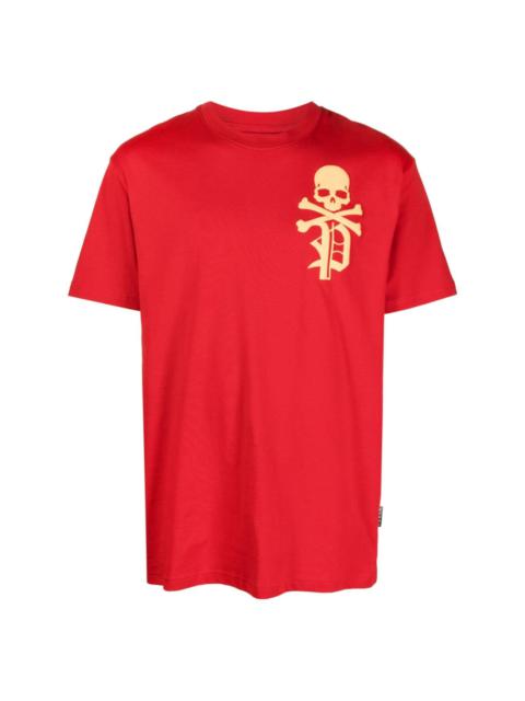 Skull&Bones-print cotton T-shirt