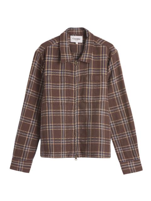 Corridor Corridor Venice Plaid Zip Shirt