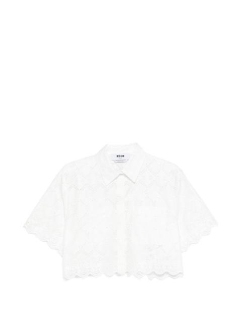 MSGM button-fastening shirt