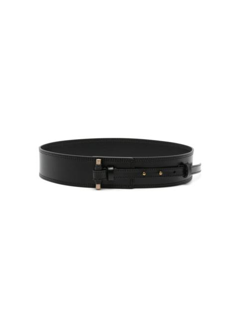 Vigo buckled leather belt
