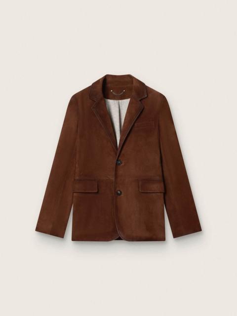 Golden Goose Men's jacket in brown waxed suede