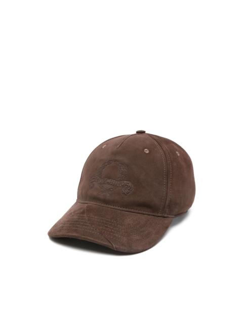 Moschino logo-debossed cap