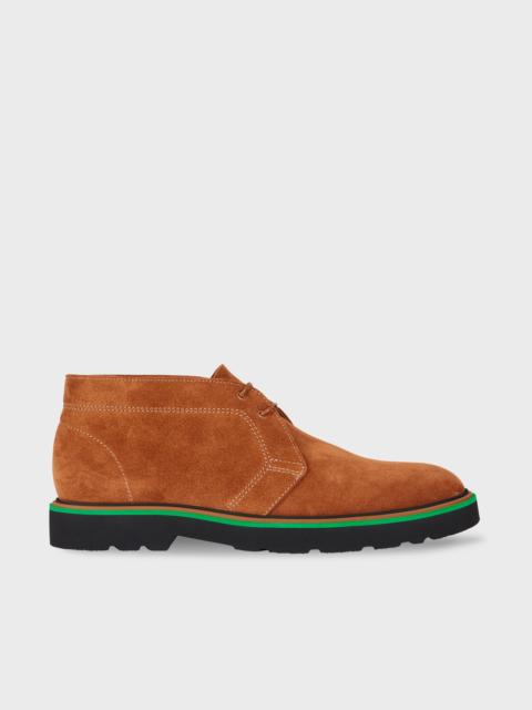 Paul Smith Tan Suede 'Karr' Boots