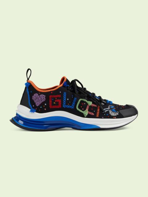 GUCCI｜SNEAKERS (714657 USM10 8442) Gucci Run Sneaker 'Rhyton Logo Monogram' 714657-USM10-8442
