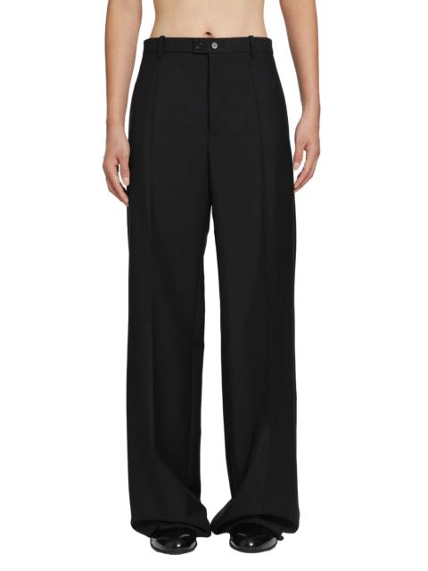 Jil Sander Wool Mohair Canvas Trousers