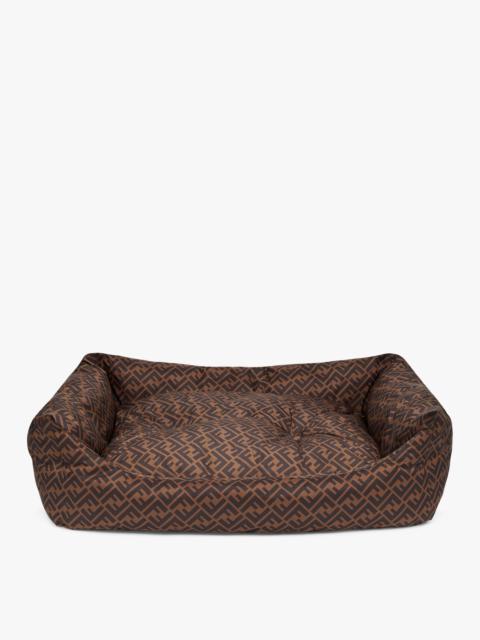 FENDI Brown nylon dog bed