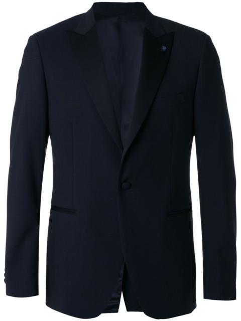 LARDINI pointed lapels suit jacket