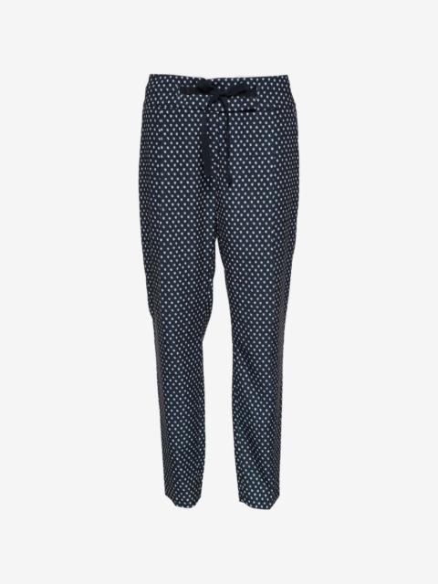 WEEKEND Max Mara polka-dot tie-waist trousers