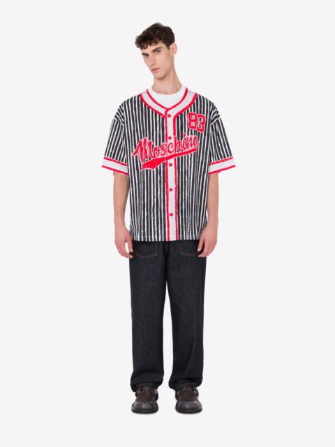 Moschino PRINTED ORGANIC COTTON JERSEY T-SHIRT