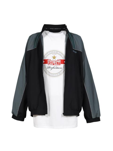Martine Rose T-LINING TRACK JACKET / BLK TEAL BLK