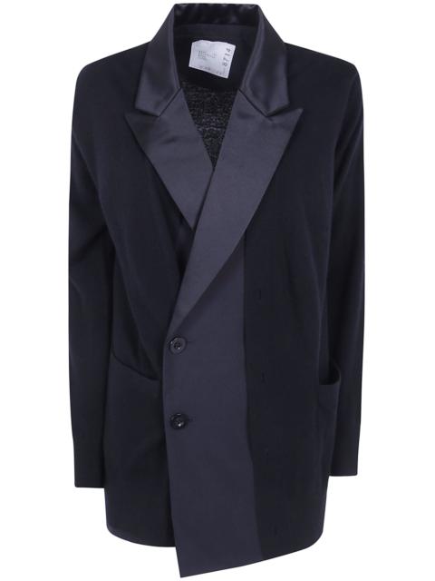 sacai Cardigan Suiting X Wool Knit