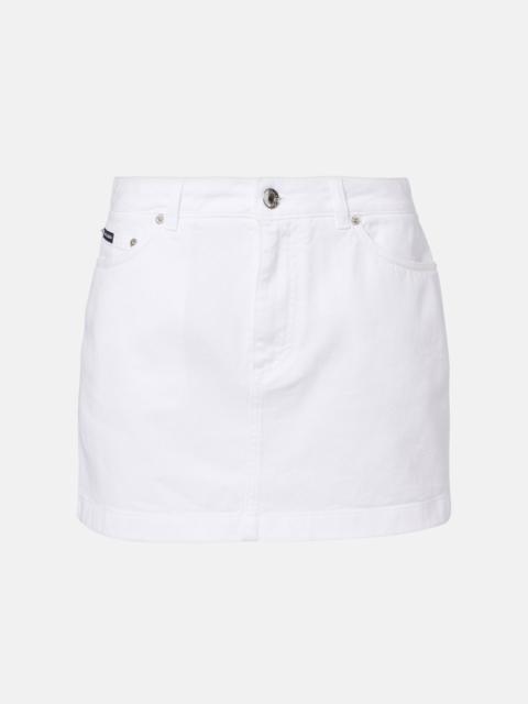 Dolce & Gabbana Denim miniskirt