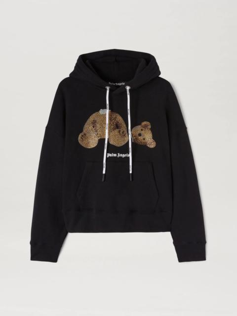 Palm angels black bear hoodie sale