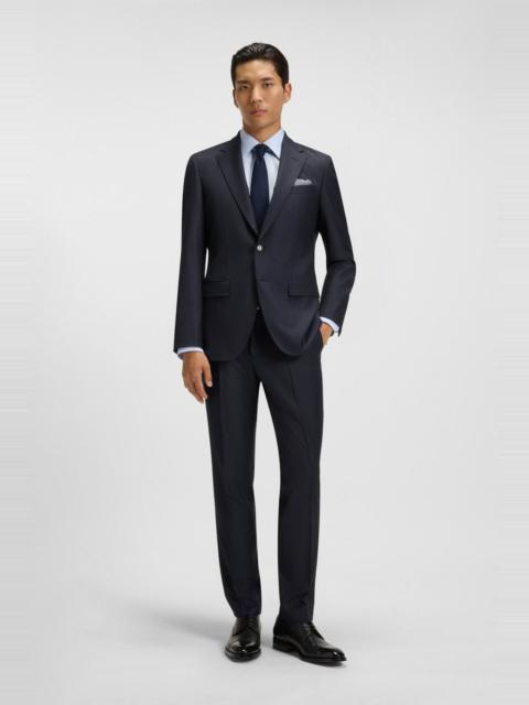 BOSS EXTRA-SLIM-FIT SUIT IN MICRO-PATTERNED STRETCH WOOL