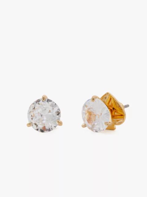 kate spade Brilliant Statements Tri-prong Studs