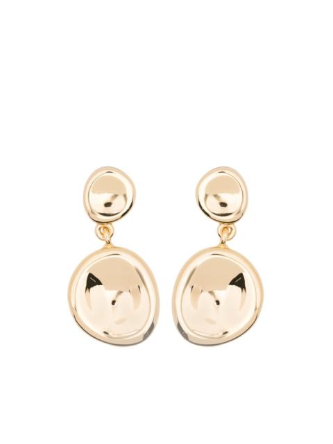 JOSEPH logo-detail drop earrings