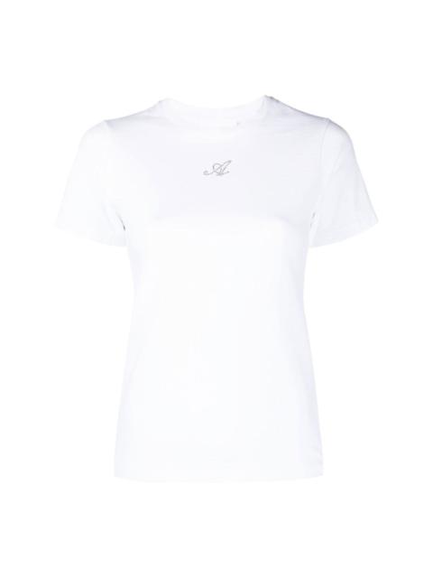 Axel Arigato Muse logo-embroidered organic cotton T-shirt
