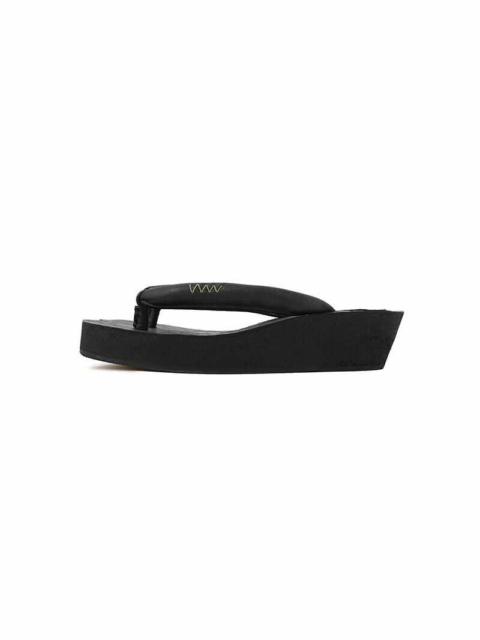 visvim HANA SANDAL-FOLK W BLACK