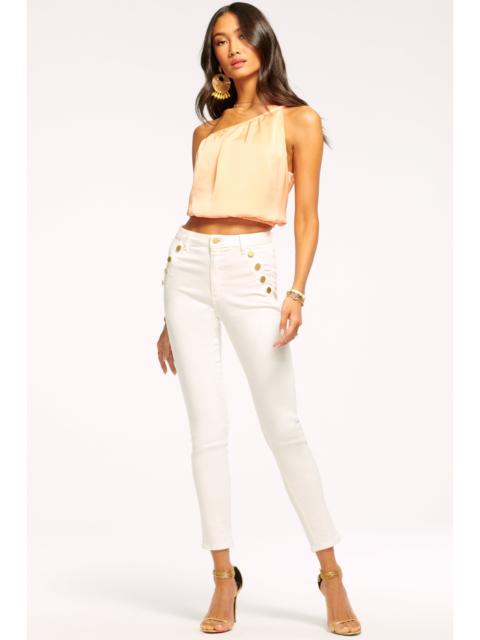 RAMY BROOK Helena High-Rise Skinny Jean | WHITE