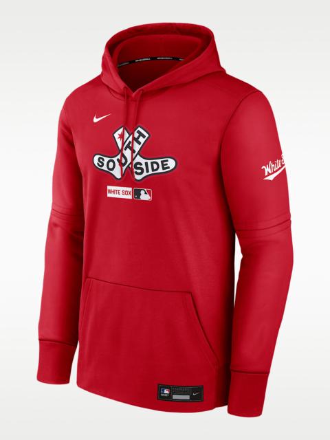 Nike Chicago White Sox Authentic Collection City Connect Men's Nike Therma MLB Pullover Hoodie