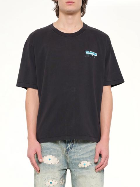 KidSuper KS Chrome T-Shirt in Washed Black