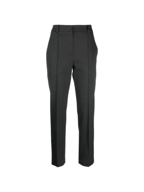 Brunello Cucinelli slim-cut pressed-crease trousers