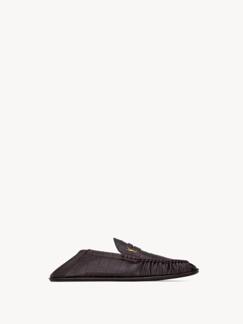 SAINT LAURENT LE LOAFER FOLDABLE IN EEL