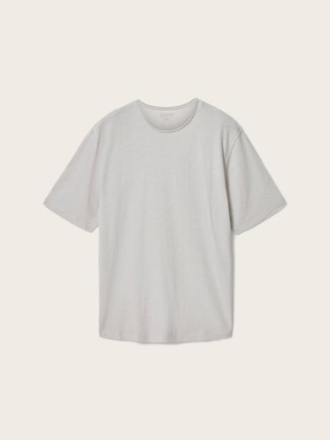 ALLSAINTS FIGURE CREW NECK RAW EDGE T-SHIRT