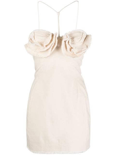 JACQUEMUS La robe Artichaut courte mini dress
