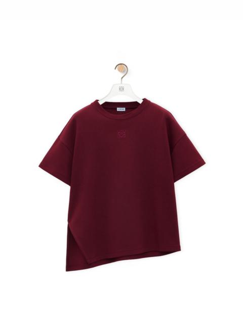 Loewe Asymmetric T-shirt in cotton blend