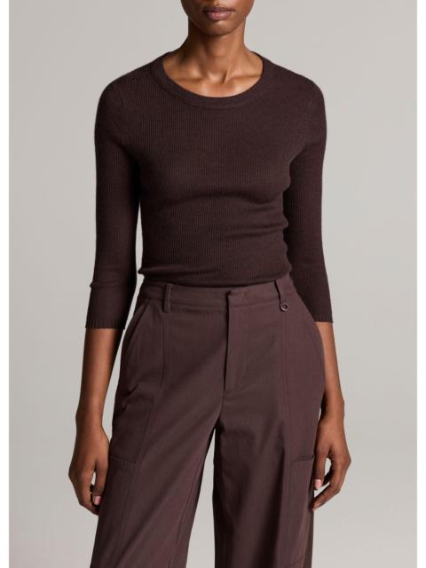 Vince Cashmere-Silk Boat-Neck Sweater