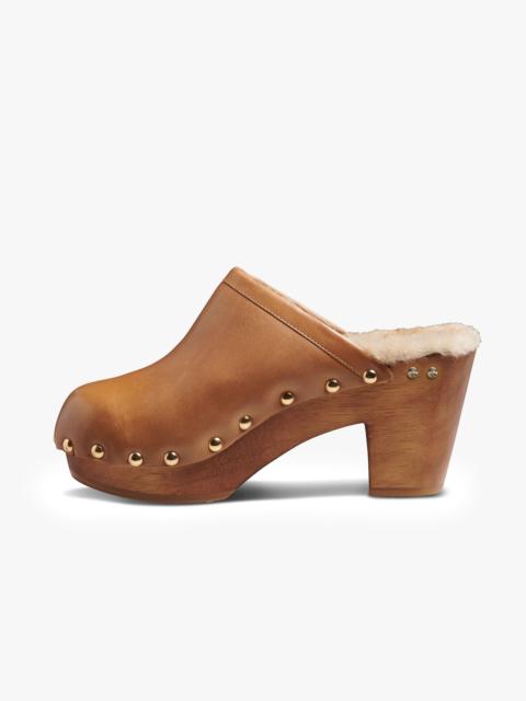 beek Woodpecker Shearling Clog