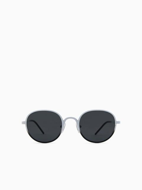 EMPORIO ARMANI Women’s round sunglasses