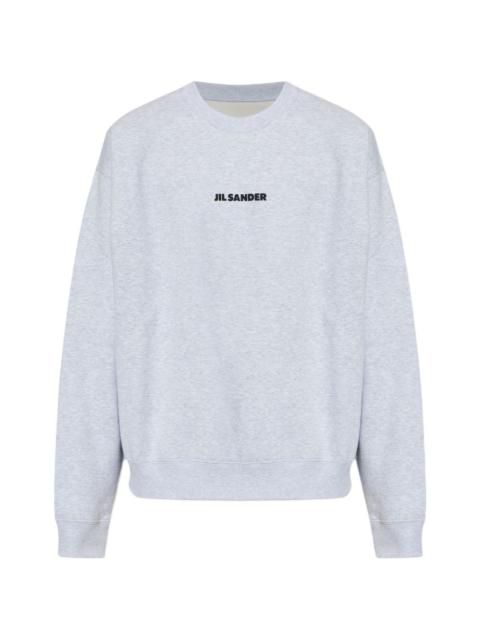 Jil Sander logo crew-neck sweatshirt