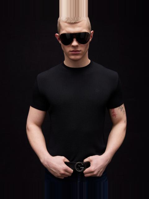 GUCCI Technical knit fabric T-shirt