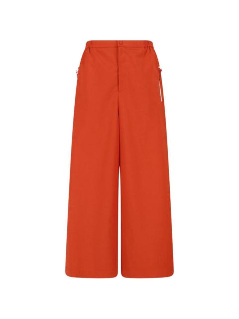 LACOSTE wide-leg track pants