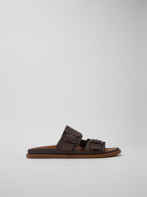 CAMPERLAB Brown Leather Sandals for Men.