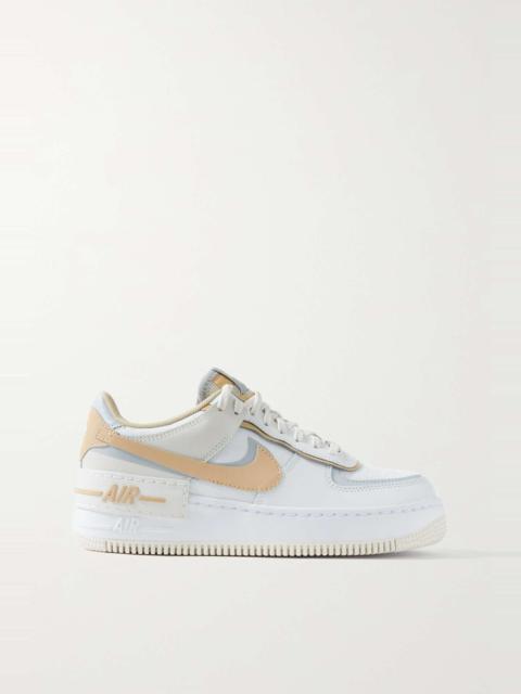 Air Force 1 Shadow leather platform sneakers