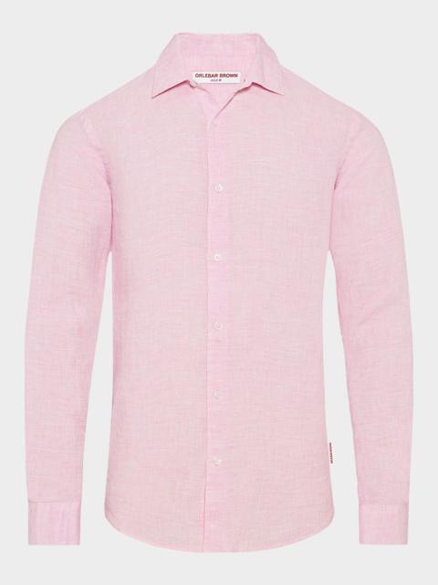 ORLEBAR BROWN Men's Linen Sport Shirt