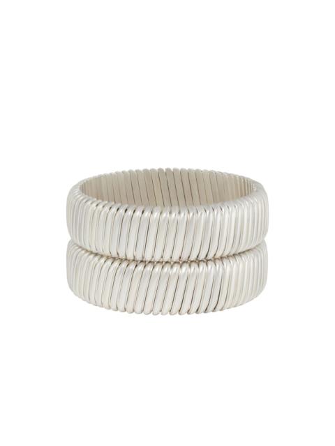 ROXANNE ASSOULIN ribbed bracelet duo