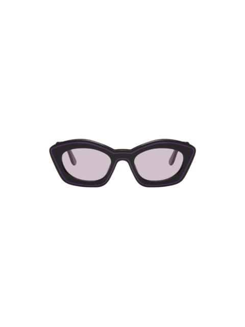 Marni Black & Purple RETROSUPERFUTURE Edition Kea Island Sunglasses