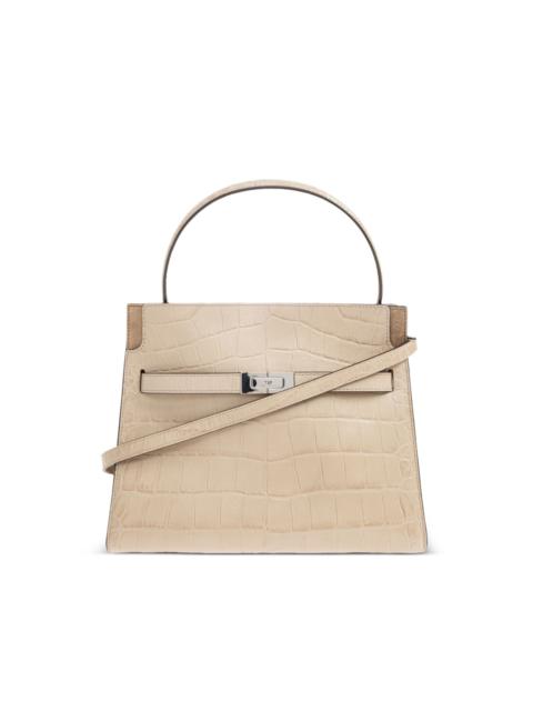 TORY BURCH crocodile-effect tote bag