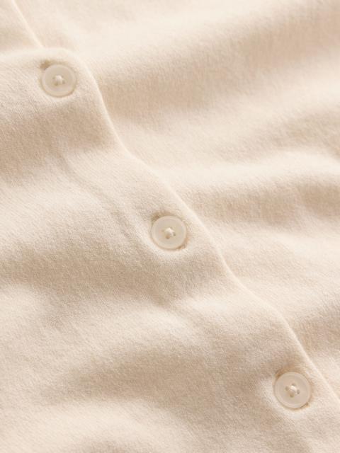 BODEN Camilla Cotton Crew Cardigan-Ivory