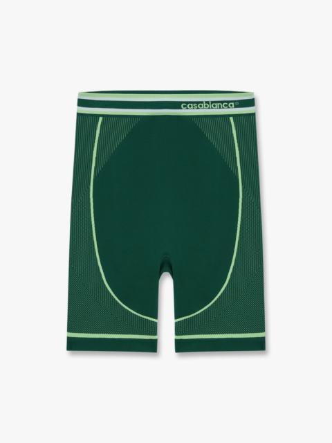 CASABLANCA Green Seamless Shorts | Casablanca Paris