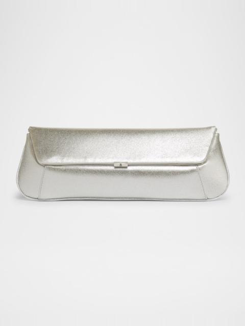 Ami Framed Metallic Clutch Bag