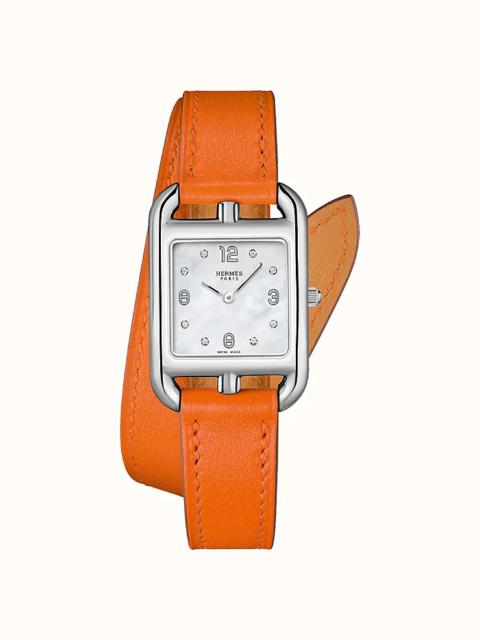 Hermès Cape Cod watch, 23 x 23 mm