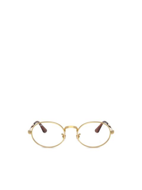 Ray-Ban oval-frame glasses
