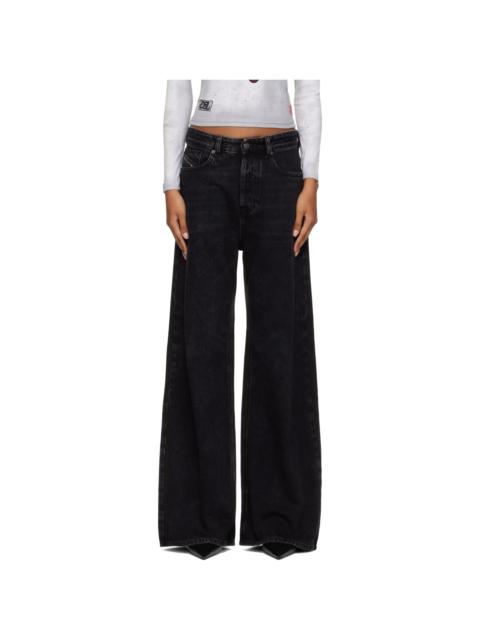 Diesel Black 1996 D-Sire Low Waist Relaxed Jeans