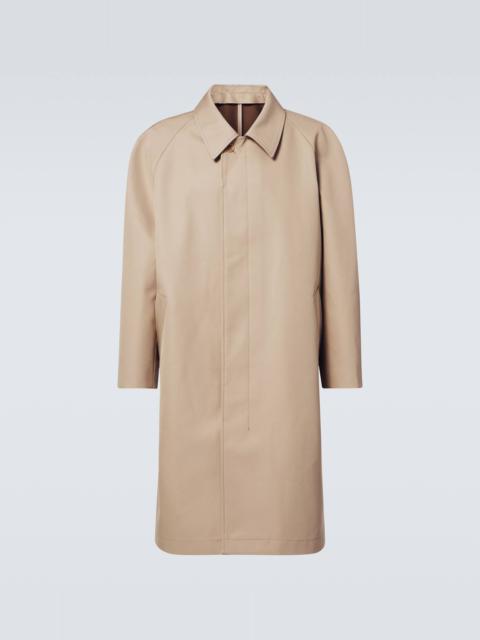 Car wool-blend coat